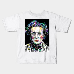 JOHN EVERETT MILLAIS watercolor and ink portrait Kids T-Shirt